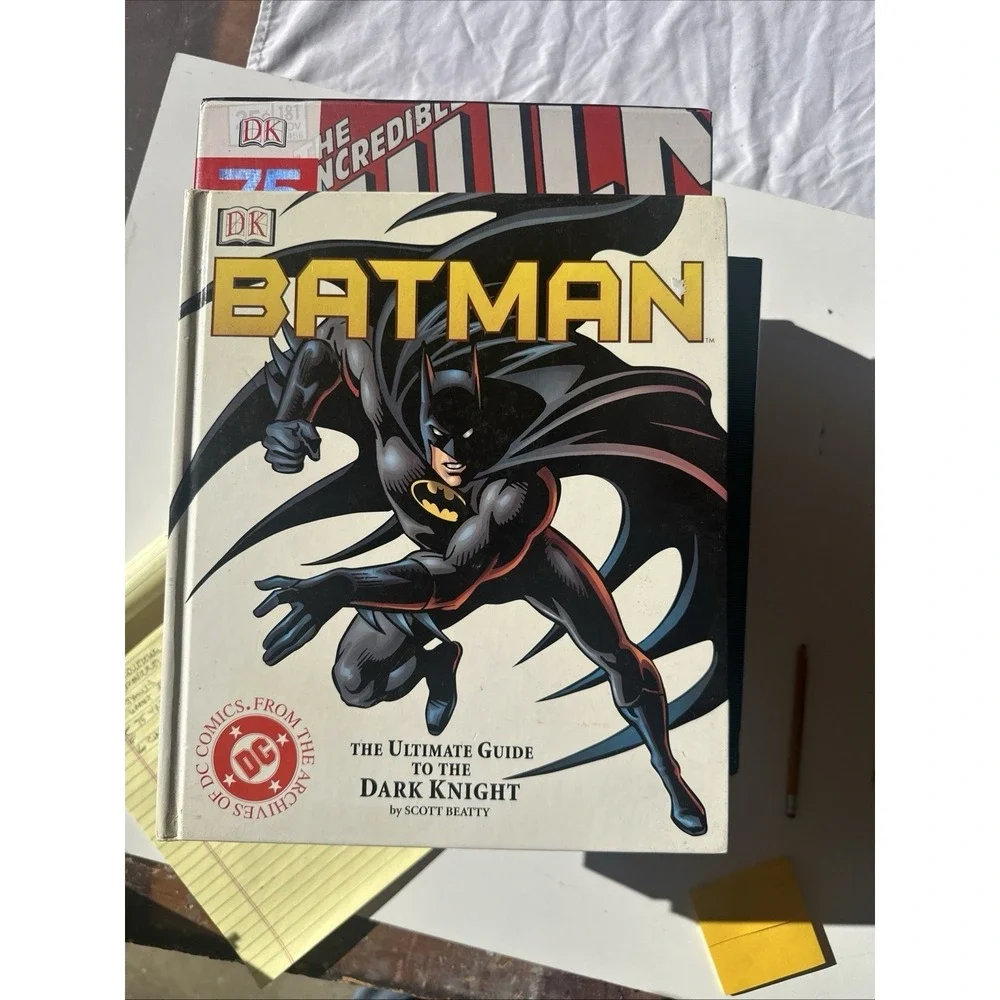 Signed BATMAN The Ultimate Guide to the DARK KNIGHT HC 1st Ed 2001 Scott Beatty